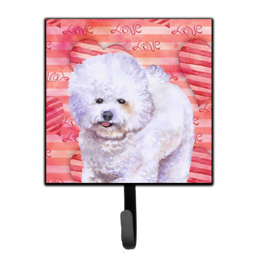 ""Caroline's Treasures Bichon Frise Love Wall Hook  Small  Multicolor""