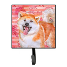 ""Caroline's Treasures Akita Love Wall Hook  Small  Multicolor""