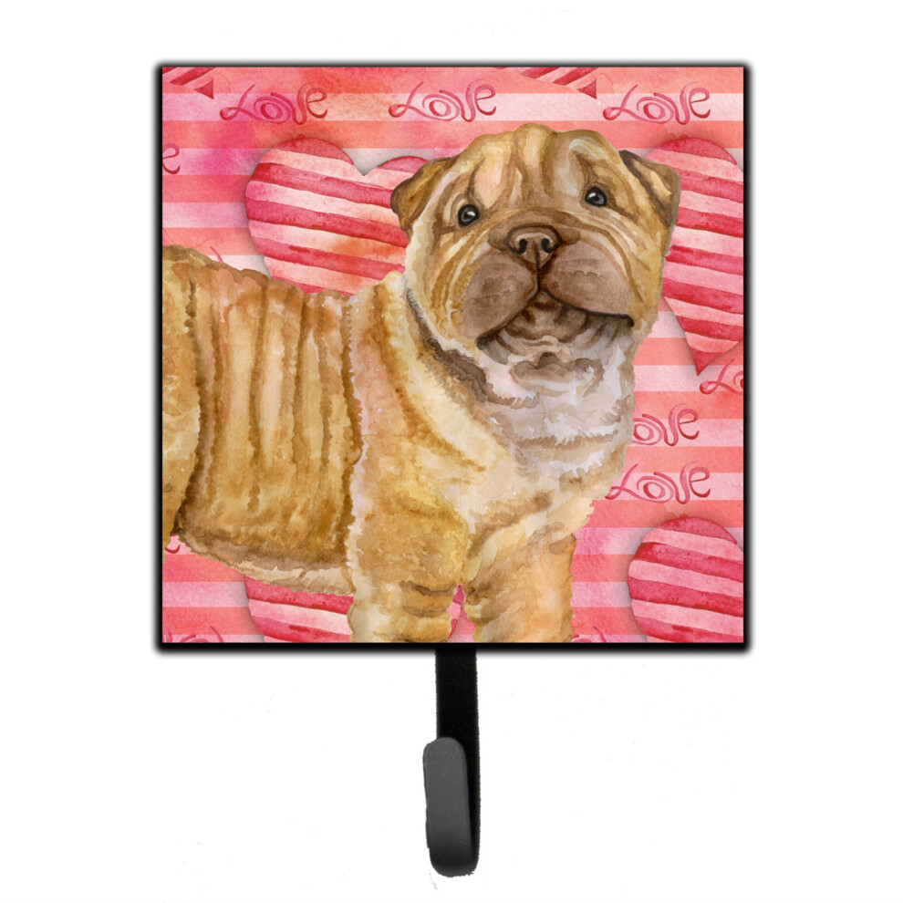 ""Caroline's Treasures Shar Pei Puppy Love Crochet Mural Petit Multicolore""-image