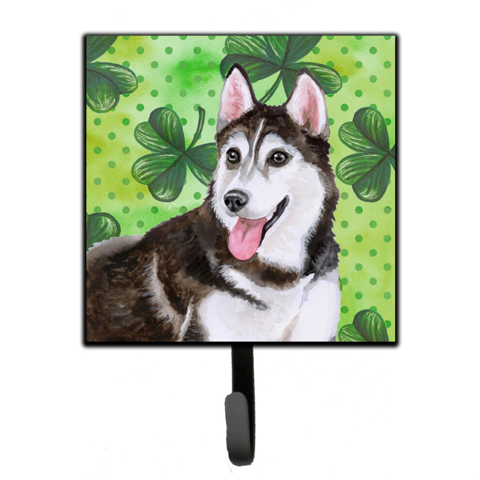 ""Caroline's Treasures Siberische Husky #2 St Patrick's Wandhaak Klein Veelkleurig""-image