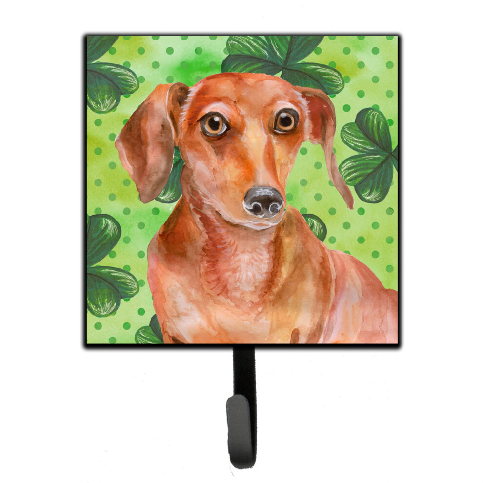 """"Caroline's Treasures Rode Teckel St Patrick's Wandhaak Klein Veelkleurig""""-image