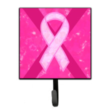 ""Caroline's Treasures BC1001SH4 Breast Cancer Battle Flag Leash or Key Holder  Small  Multicolor""