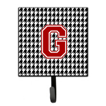""Caroline's Treasures CJ1021-GSH4 Monogram-Initial G Hounds Tooth Leash Holder or Key Hook Cj1021  Small  Multicolor""