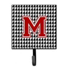 ""Caroline's Treasures CJ1021-MSH4 Monogram-Initial M Hounds Tooth Leash Holder or Key Hook Cj1021  Small  Multicolor""
