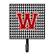 ""Caroline's Treasures CJ1021-WSH4 Monogram-Initial W Hounds Tooth Leash Holder or Key Hook Cj1021  Small  Multicolor""