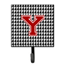 ""Caroline's Treasures CJ1021-YSH4 Monogram-Initial Y Hounds Tooth Leash Holder or Key Hook Cj1021  Small  Multicolor""