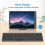 Foldable Bluetooth Keyboard, Usb Rechargeable Wireless Keyboard For Ios, Android, Windows Pc Laptop 4