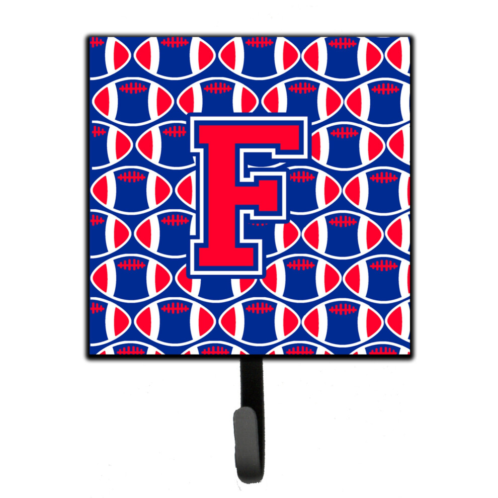 ""Caroline's Treasures Lettre F Football Harvard Crimson et Yale Blue Laisse ou porte-cl   s CJ1076-FSH4 Petit Multicolore""