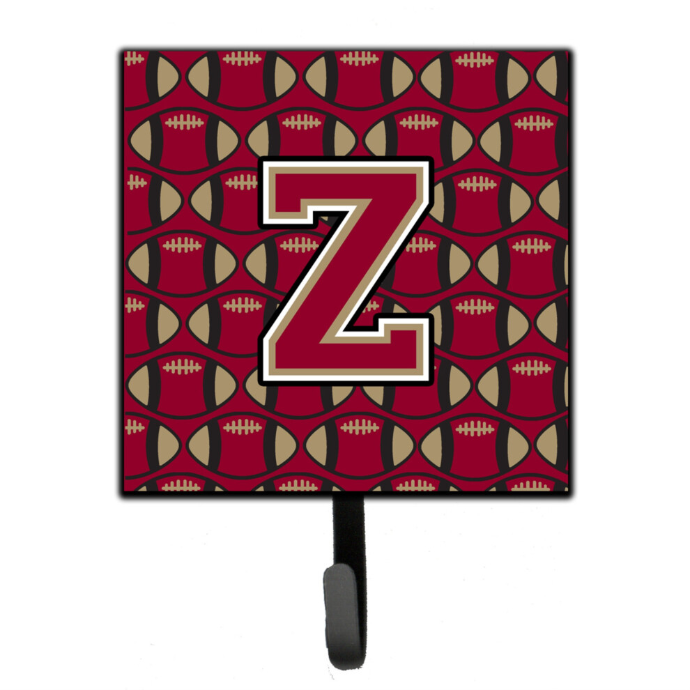 ""Caroline's Treasures Porte-Cl S Ou Laisse En Forme De Lettre Z En Grenat Et Or Pour Football CJ1078-ZSH4 Petit Mod Le Multicolore""-image