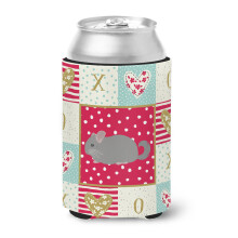 Caroline's Treasures CK5418CC Agouti Chinchilla Love Can or Bottle Hugger Cold-Break-Koozies Multicolor