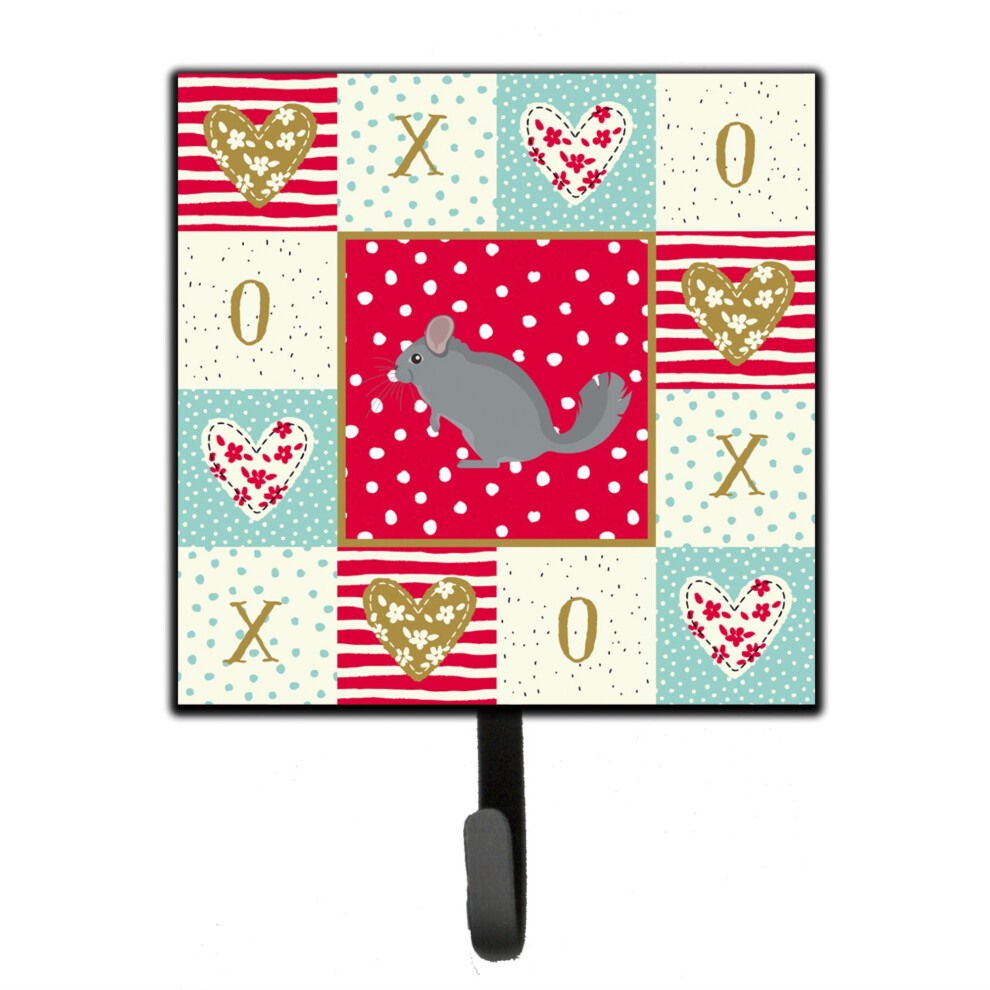 ""Caroline's Treasures Foggy Chinchilla Love Crochets Pour Laisse Ou Porte-Cl S Multicolore""-image