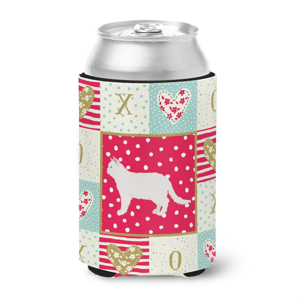 """"Caroline's Treasures CK5682CC Poodle 2 Cat Love Can Or Bottle Hugger Cold-Beverage-Koozies Multicolore""""-image
