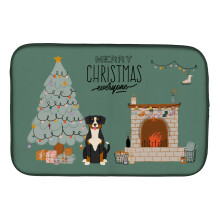 ""Caroline's Treasures CK7601DDM Entlebucher Christmas Everyone dish-drying-mats  14 x 21  Multicolor""