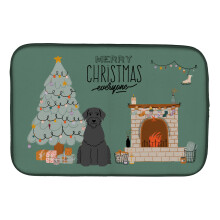 ""Caroline's Treasures CK7629DDM Giant Schnauzer Christmas Everyone dish-drying-mats 14 x 21 Multicolor""