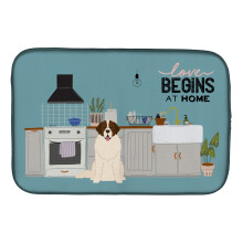 ""Caroline's Treasures CK7731DDM Moscow Watchdog Kitchen Scene dish-drying-mats  14 x 21  Multicolor""