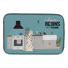 ""Caroline's Treasures CK7801DDM Dalmatian Kitchen Scene dish-drying-mats  14 x 21  Multicolor""