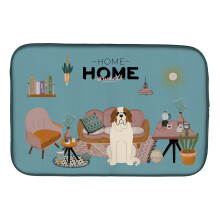 ""Caroline's Treasures CK7880DDM Saint Bernard Sweet Home dish-drying-mats 14 x 21 Multicolor""
