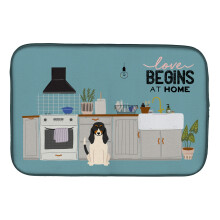 ""Caroline's Treasures CK7748DDM Swiss Hound Kitchen Scene dish-drying-mats  14 x 21  Multicolor""