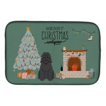 ""Caroline's Treasures Bouvier des Flandres Christmas Everyone dish-drying-mats 14 x 21 Multicolor""