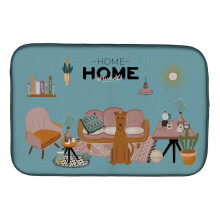 ""Caroline's Treasures CK7907DDM Irish Terrier Sweet Home dish-drying-mats 14 x 21 Multicolor""