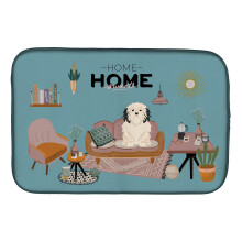 ""Caroline's Treasures CK7864DDM Lowchen Sweet Home dish-drying-mats 14 x 21 Multicolor""