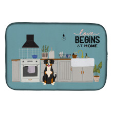 ""Caroline's Treasures CK7742DDM Entlebucher Kitchen Scene dish-drying-mats  14 x 21  Multicolor""