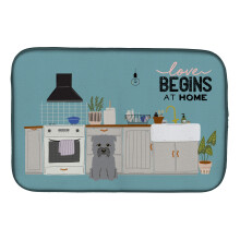""Caroline's Treasures CK7763DDM Grey Glen of Imal Kitchen Scene dish-drying-mats 14 x 21 Multicolor""