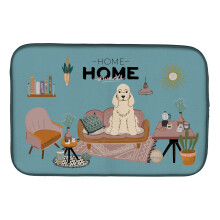 ""Caroline's Treasures CK7939DDM Buff Cocker Spaniel Sweet Home dish-drying-mats 14 x 21 Multicolor""
