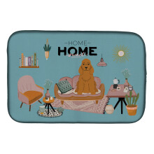 ""Caroline's Treasures CK7940DDM Red Cocker Spaniel Sweet Home dish-drying-mats  14 x 21  Multicolor""
