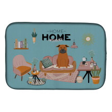 ""Caroline's Treasures CK7956DDM Chinese Chongqing Dog Sweet Home dish-drying-mats 14 x 21 Multicolor""