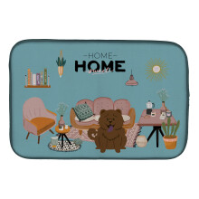 ""Caroline's Treasures CK7986DDM Chocolate Chow Sweet Home dish-drying-mats  14 x 21  Multicolor""