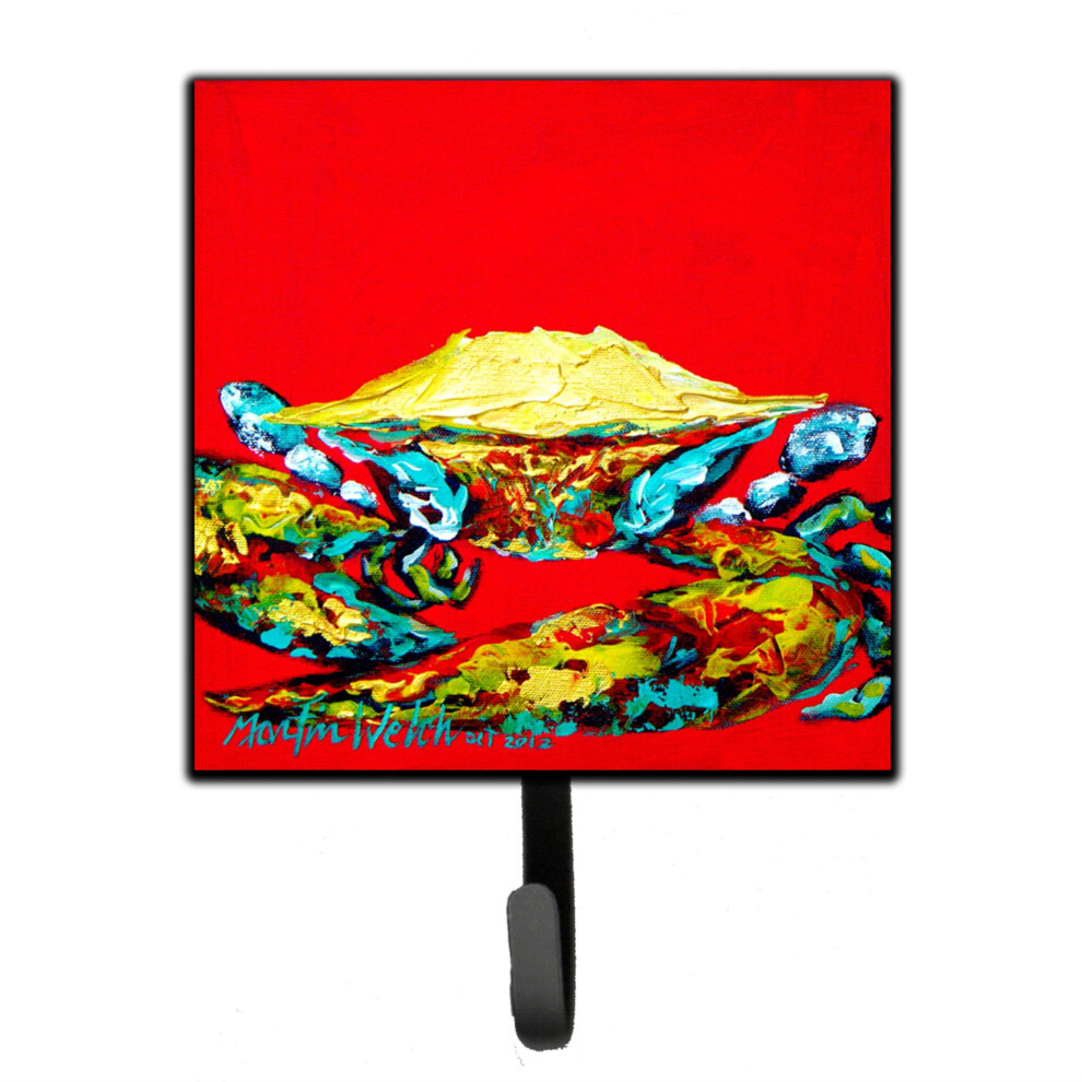""Caroline's Treasures MW1053SH4 Crab Right On It Laisse Ou Porte-Cl S Petit Mod Le Multicolore""-image
