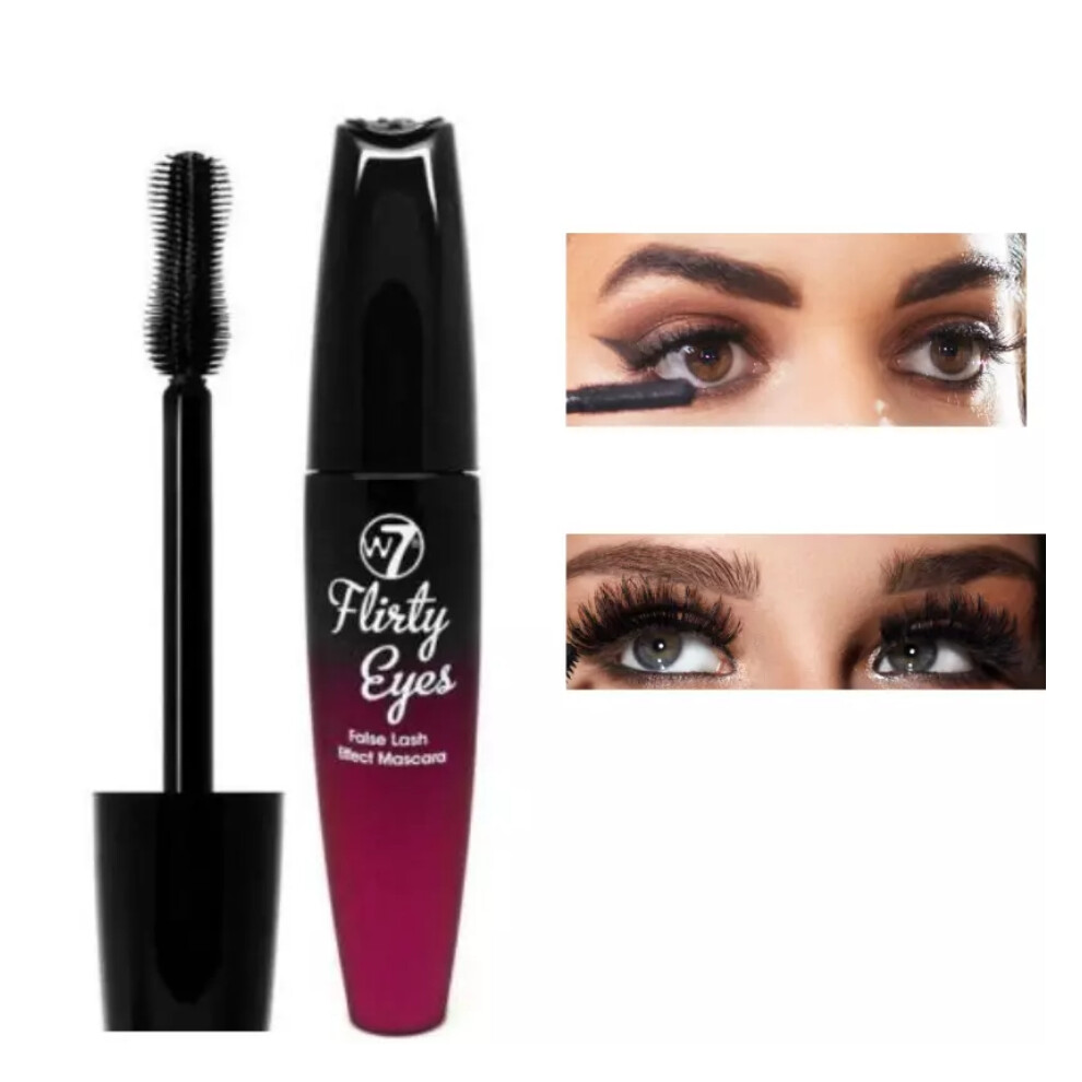 W7 Black Mascara Flirty Eyes Volumizing Mascara 15Ml