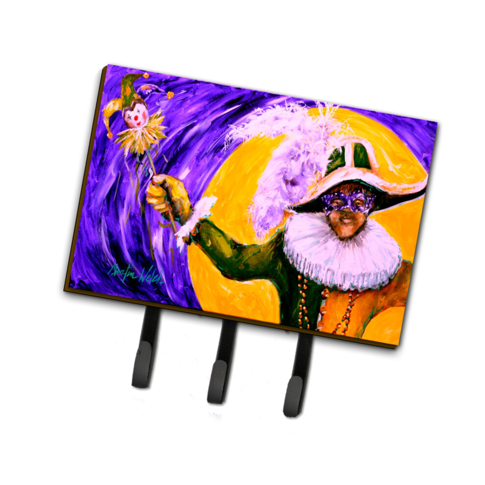 ""Caroline's Treasures MW1109TH68 Mardi Gras Hey Mister Leash Of Sleutelhanger Groot Veelkleurig""-image