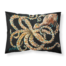 ""Caroline's Treasures Eye On You Octopus Fabric Standard pillowcases Multicolor""