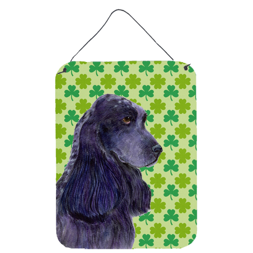 ""Caroline's Treasures SS4402DS1216 Cocker Spaniel St. Patrick's Day Shamrock Portret Prints Voor Aan De Muur Of Deur, 40,5 X 30,5 Cm, Veelkleurig-image