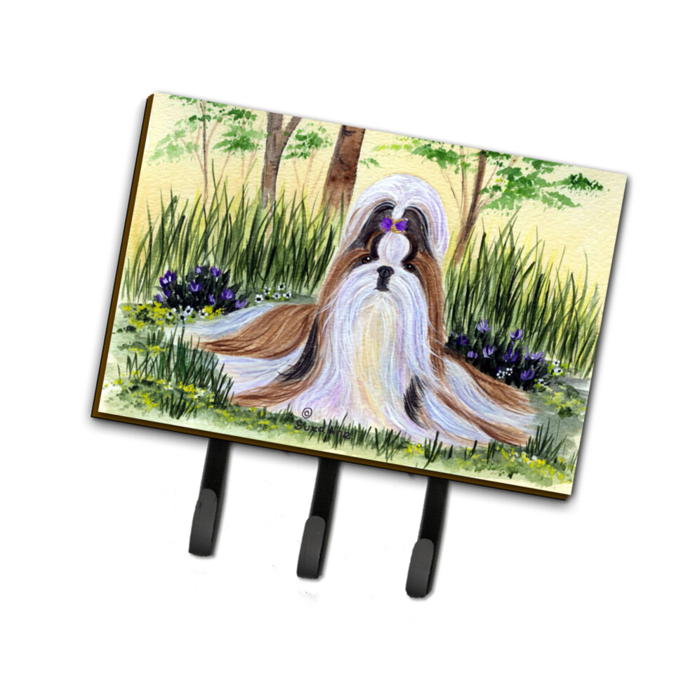 ""Caroline's Treasures SS8112TH68 Porte-Laisse Ou Porte-Cl S Shih Tzu Grand Multicolore""-image