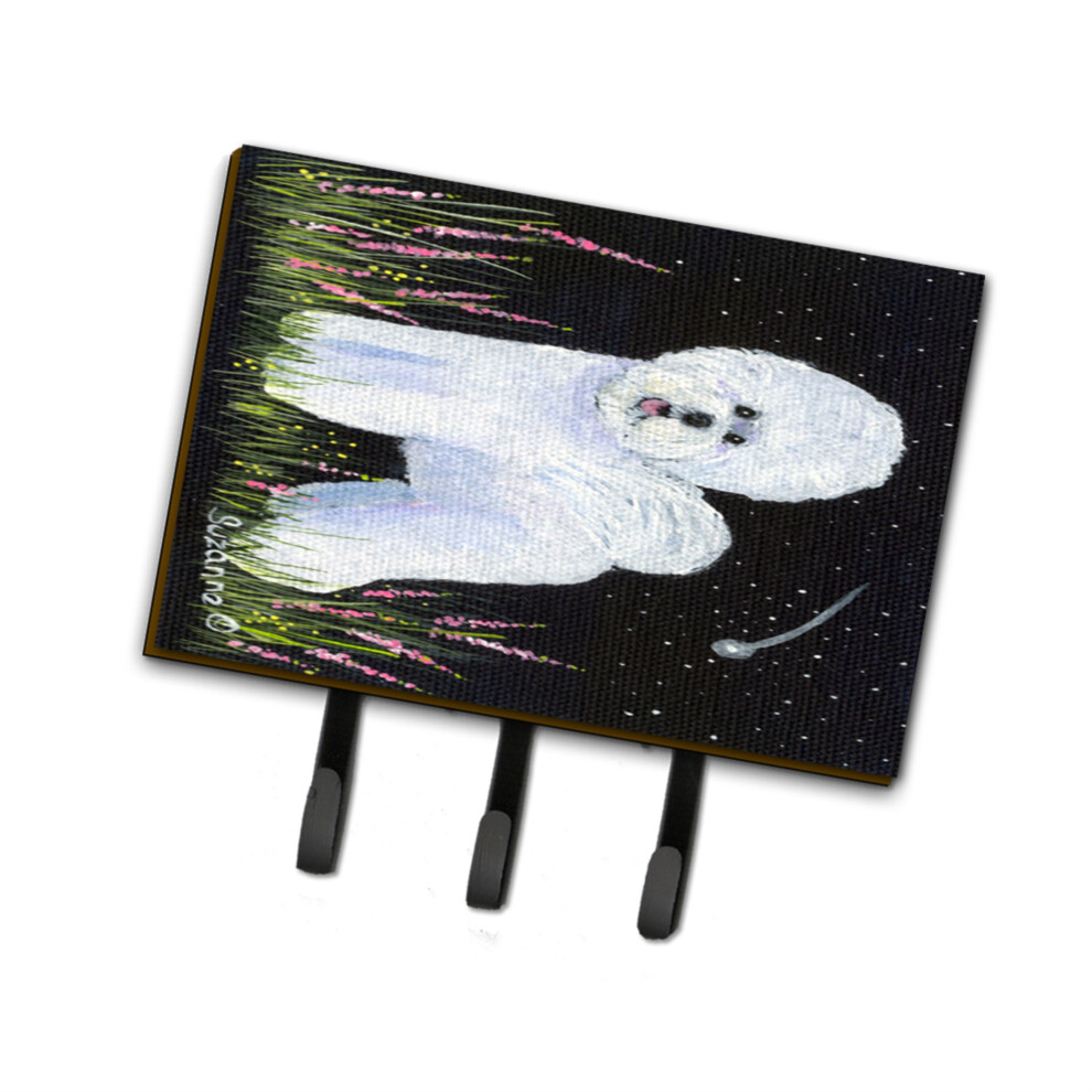 Caroline's Treasures SS8143TH68 Bichon Fris -Leinenhalter Oder Schl Sselhaken, Gro , Mehrfarbig-image