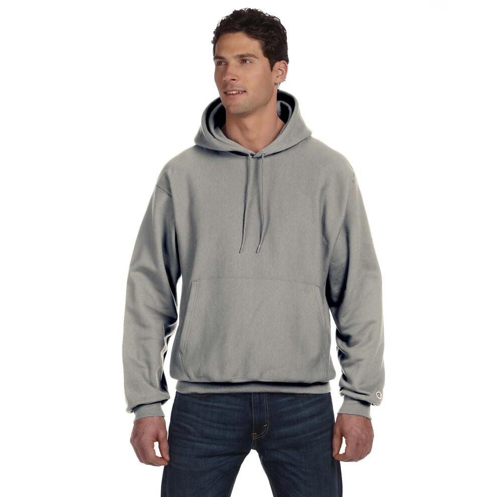 Champion Men's Men' Reverse Weave Fleece Pullover Hoodie Oxford Gray XXX-Large