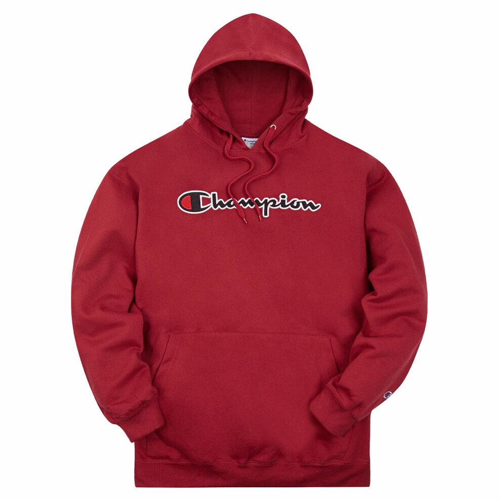 Champion Big & Tall Sweatshirt For Men Embroidered Pullover Hoodies Red 5X