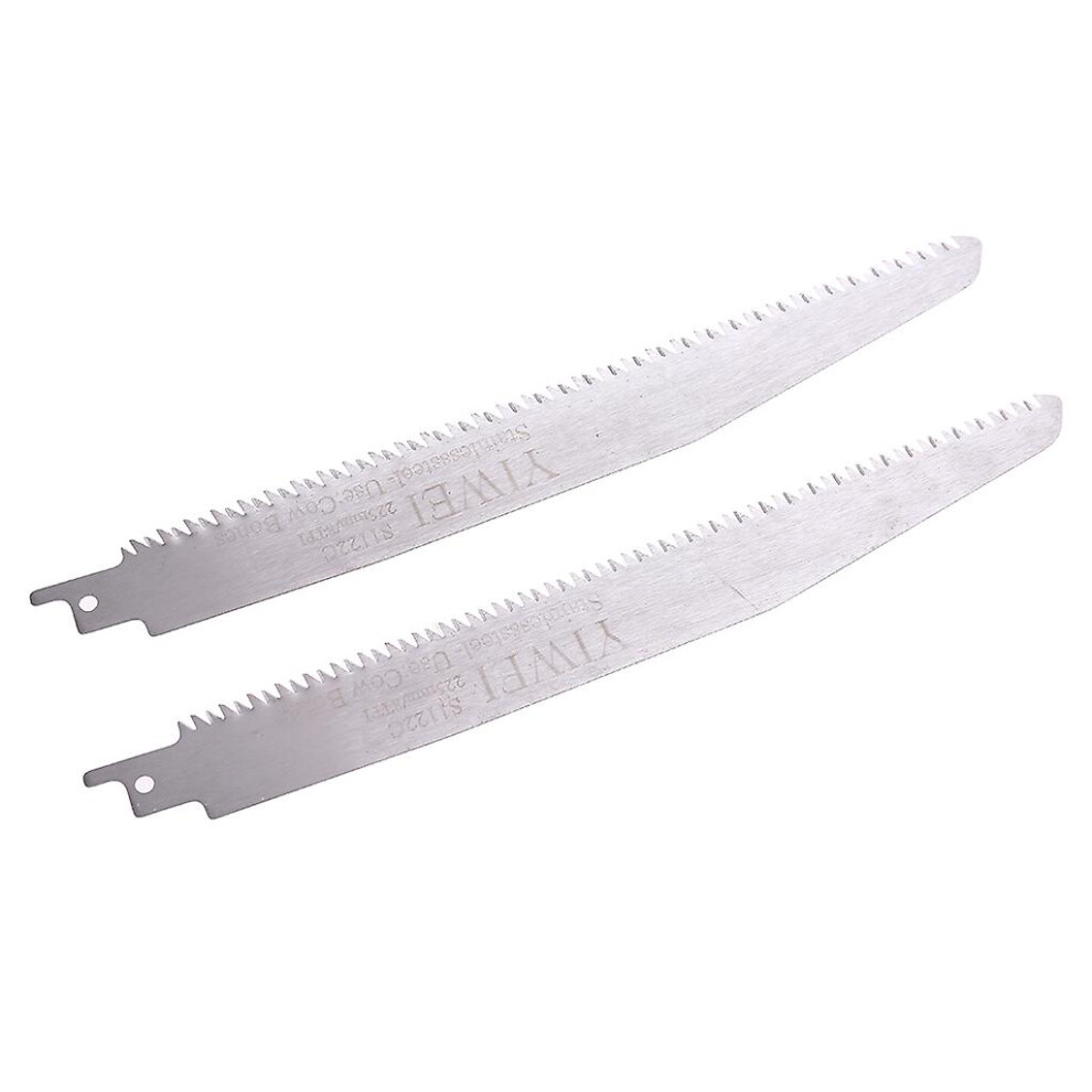 2pcs S1122c Stainless Steel Reciprocating Saw Blade For Cutting Bone Meat Wood Metal Cutter Tool