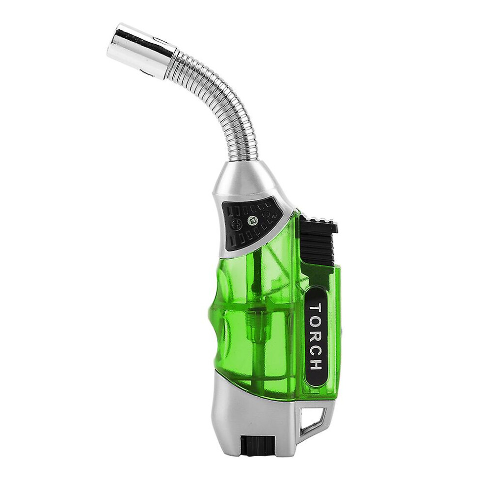 Adjustable Electric Windproof Gas Lighter Bbq Stove Cooker Igniter (Green) Green