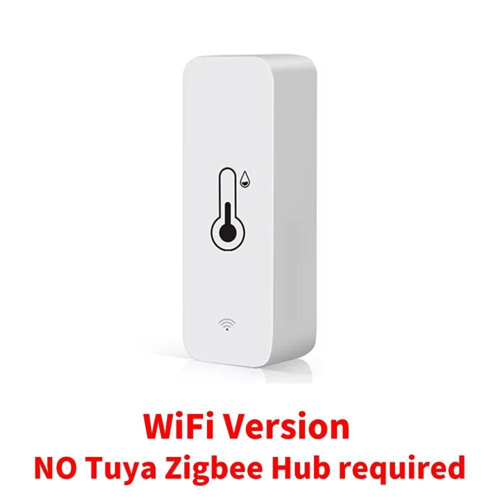 (as the picture) WiFi Smart Temperature Humidity Sensor Indoor Hygrometer Controller Monitoring Work with Smart Speaker Alexa Google Home