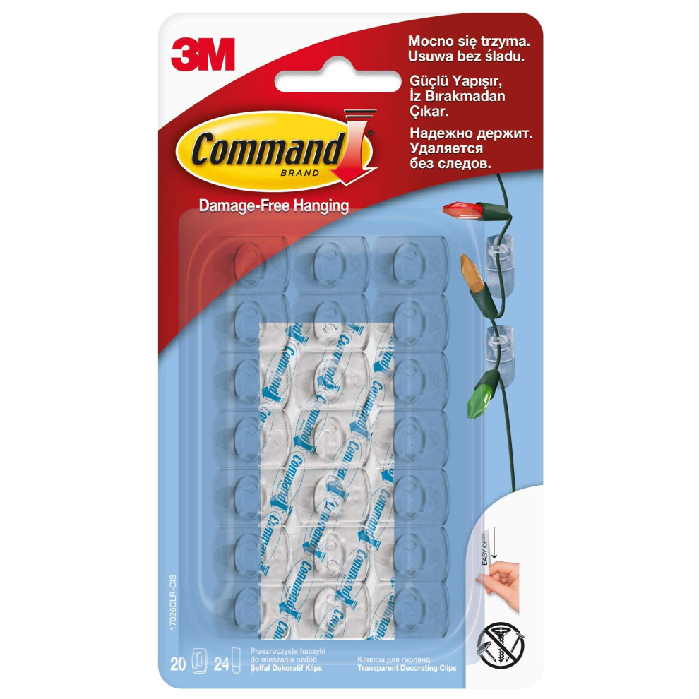 Command 17006Clr Clear Hanger Mini Size