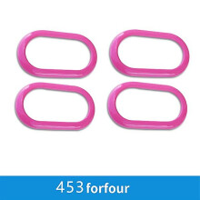 (Rose red-4PCS) Car Inner Door Bowl Decorative Shell Cover For Smart Fortwo Forfour 453 Car Accessories Interior Styling Modification Sticker - Automotive Interior St