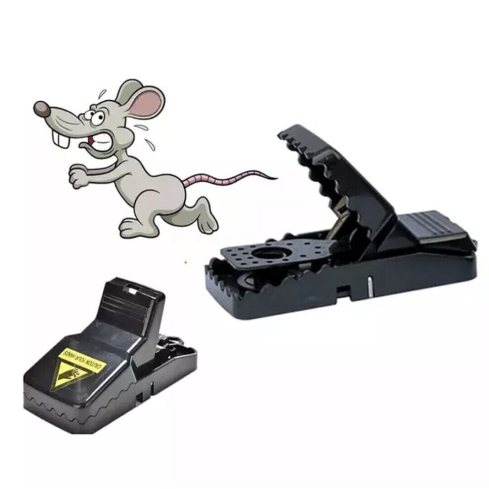 Batuutah 2Pack 14Cm Rat Traps - Instant Kill, Strong Spring, Reusable Design