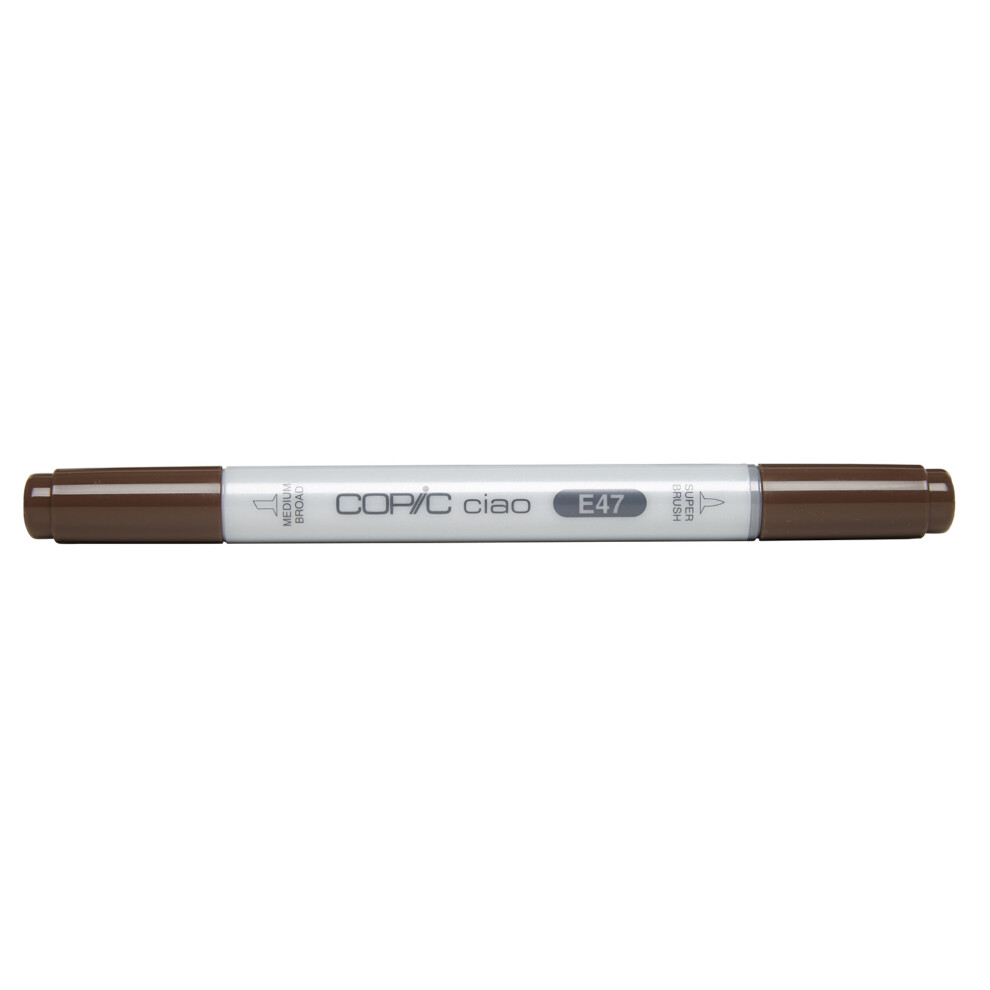 Copic Ciao - Pennarello Grafico Con Doppia Punta, 11 G , Marrone (Dark Brown), 12 X 12 X 150 Mm-image