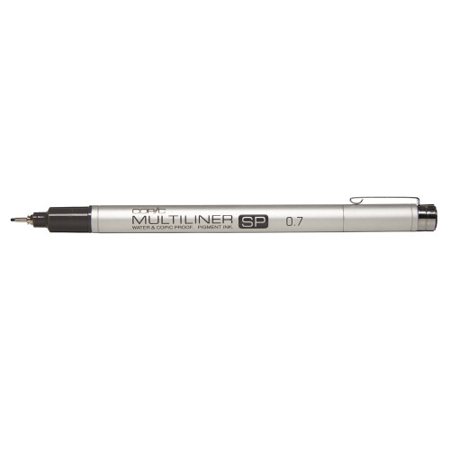 "Stylo - COPIC - MULTILINER SP - 0,7 mm - Nero - Indelebile - Opaco"