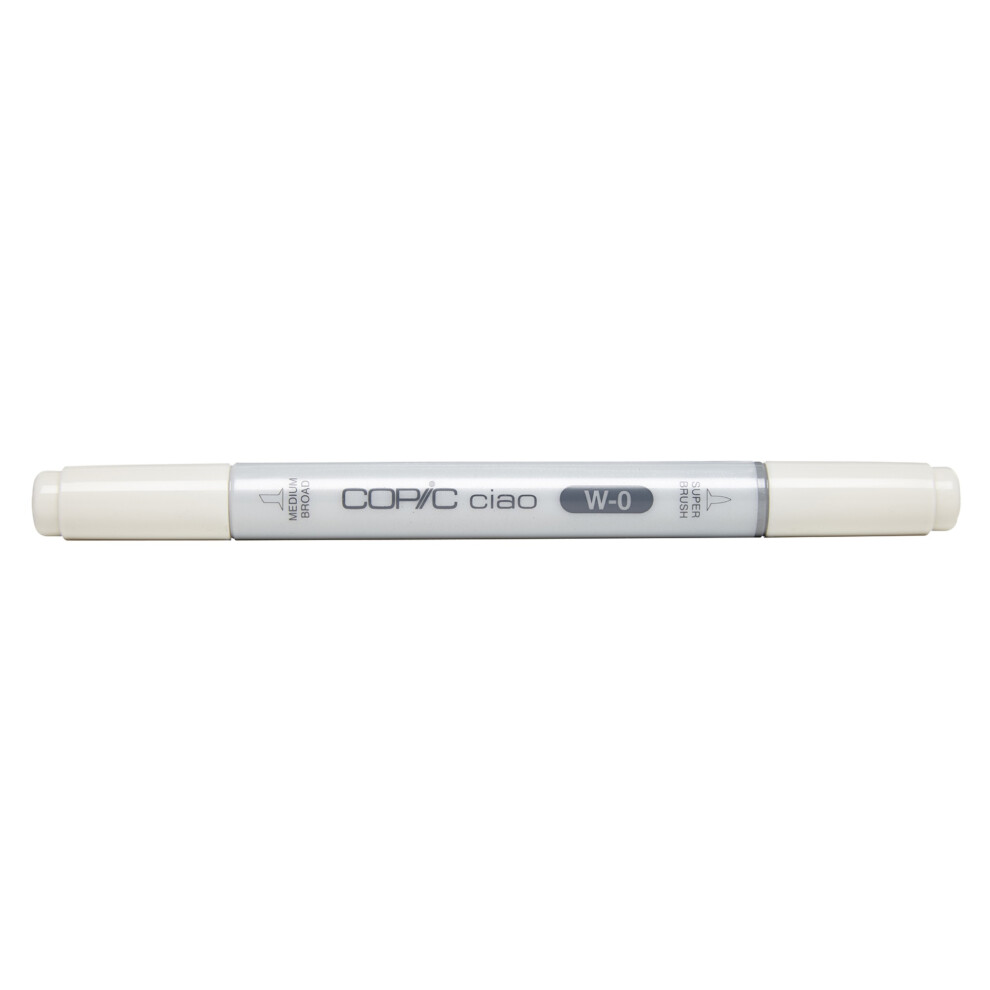Copic Ciao - Pennarello Grafico Con Doppia Punta, 11 G , Grigio (Warm Gray No. 0), 12 X 12 X 150 Mm-image