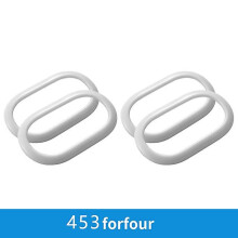 (white-4PCS) Car Inner Door Bowl Decorative Shell Cover For Smart Fortwo Forfour 453 Car Accessories Interior Styling Modification Sticker - Automotive Interior St